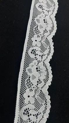 23184 Imported Nylon Lace Li̇krali · off White · 3,5 cm