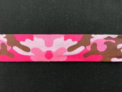 Pink Polyester Domestic Tape Ribbon · 3 cm