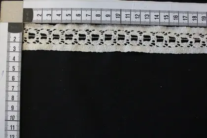 Greige Cotton Tape Lace