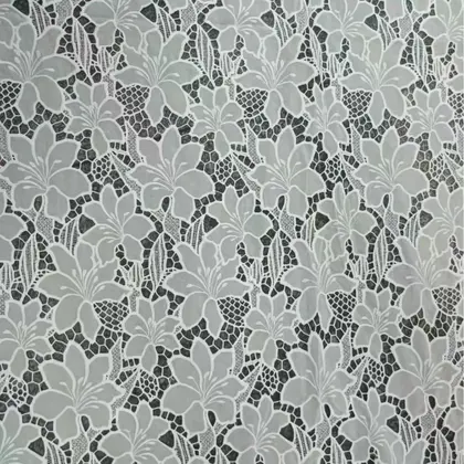 Dantel · İthal · Lez · Polyester · Beyaz · 125 Cm
