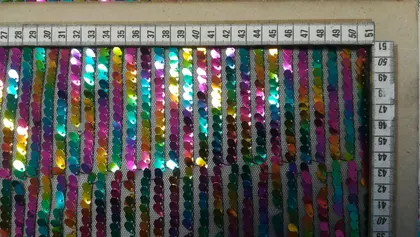 Sequined Polyester Domestic Tulle Fabric · 140 cm