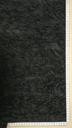 Kumaş İthal Lez Polyester Astar 3 Boyutlu Saçaklı Yeşil