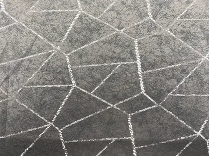 Deri Sıvamalı Siyah Mikrofiber Polyester Dantel