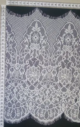 Ham Renk Sakallı Naylon Bant Dantel, İthal