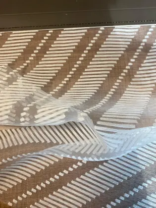Fabric · Domestic · Lace · Polyester · White · 150 CM