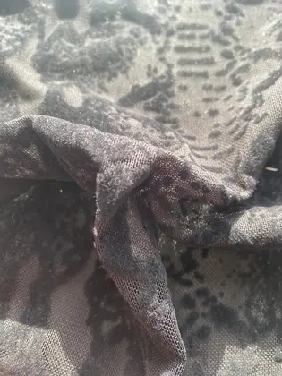 Tül · Yerli · Lez · Polyester · Elastan · Siyah · 120 Cm