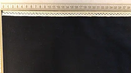 1 cm Beyaz Kopanaki Dantel Bant