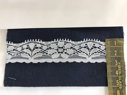 Dantel · Bant · Naylon Likralı · Siyah · 2 Cm