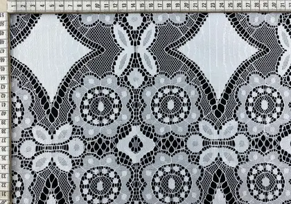 Fiksli Naylon Dantel Kumaş, 150 cm