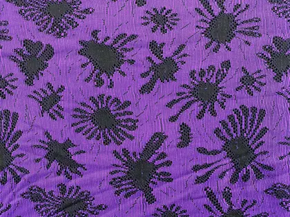Purple Nylon Domestic Lace · 150 cm