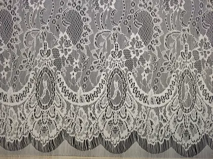Heat-set Eyelash Nylon Domestic Tape Lace