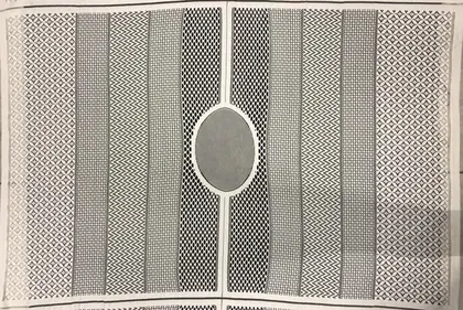 Greige Polyester Domestic Broderie