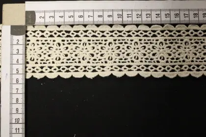 Blue Guipure Broderie Tape