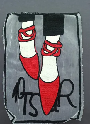 Multicolor Polyester Imported Collar Appliqué