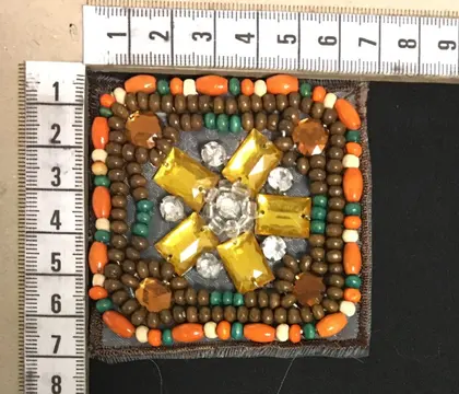 Multicolor Accessory Epaulette Beaded
