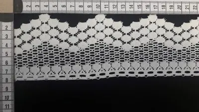 Greige Polyester Domestic Broderie Tape