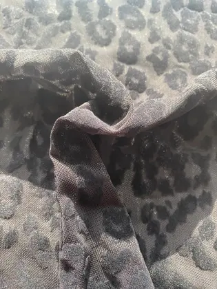 Tül · Yerli · Lez · Polyester · Elastan · Siyah · 160 Cm