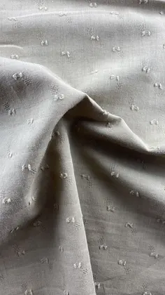 Domestic Cotton Lace Fabric Mustard 150 CM