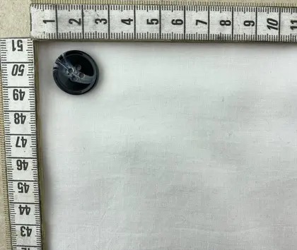 18 mm Siyah-Gri Düğme, Yerli Polyester
