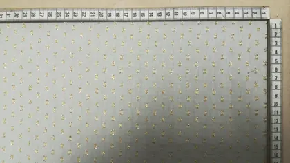 White Lurex Domestic Chiffon · 150 cm