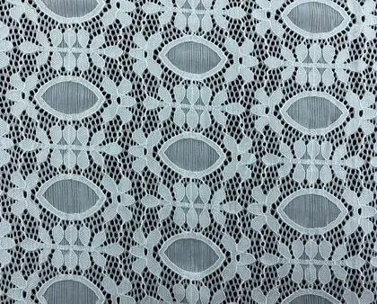 Heat-set Corded Lycra Nylon Lace · 150 cm