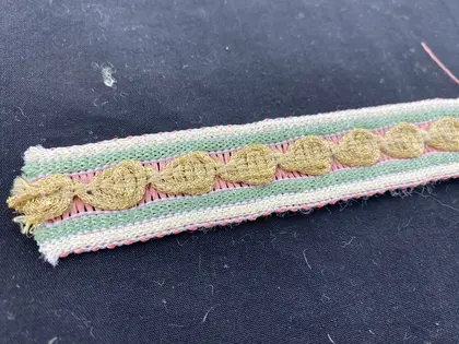 21186 Ribbon · Domestic · Tape · Cotton · Multicolor · 2.5 cm
