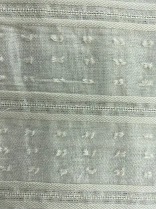 19374 Fabric · Imported · Lace · Polyester · Voile · Stone · 135 cm