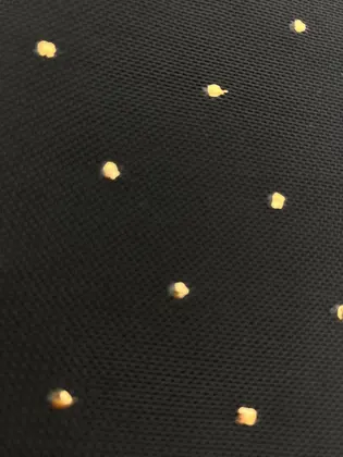 Dantel · Yerli · Lez · Polyester Elastan · Gold Pvc Baskı · Siyah · 160 Cm