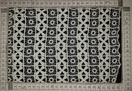 Greige Matte Polyester Imported Broderie