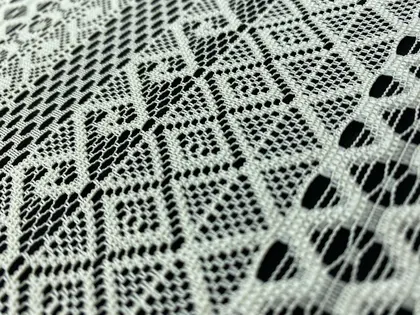Cream Polyester Domestic Lace · 150 cm