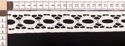 Greige Plain Polyester Domestic Broderie Tape