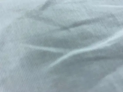 Optical White Cotton Domestic Fabric · 150 cm