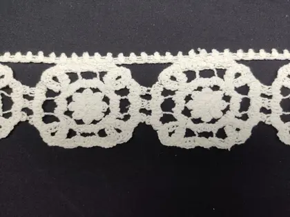 17961 Domestic Broderie Guipure Cotton Raw Band
