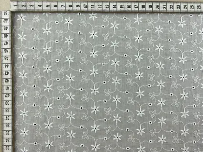 Yerli Pamuk Polyester Bohrer Brode, 130 cm