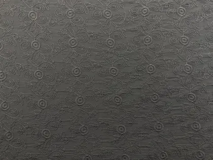 Black Matte Yarn Polyester Domestic Broderie Chiffon