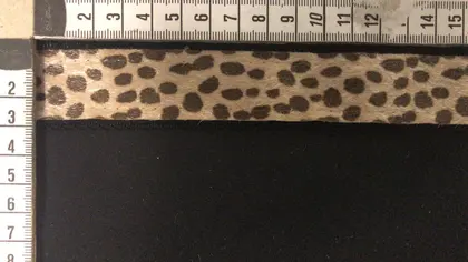 Leopar Desenli Polyester İthal Bant Şerit