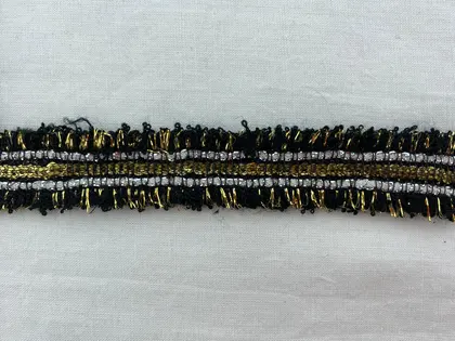 Черный Золотой Импортный Лента Ribbon