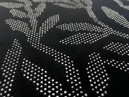 Kumaş · Yerli · Lez · Polyester · Kadife · Metalik Varak · Siyah · 150 Cm