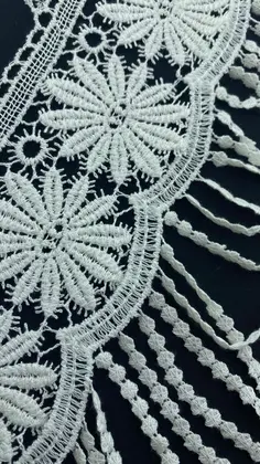 White Cotton Domestic Broderie Tape