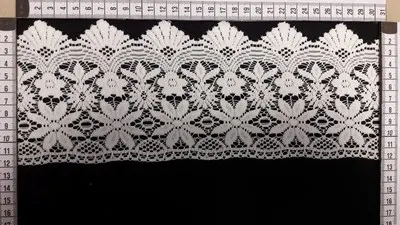 Greige Plain Polyester Domestic Broderie Tape