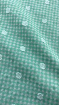 Kumaş · Yerli · Lez · Pamuk Polyester · Yeşil-beyaz · 150 Cm