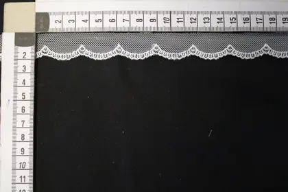 7065 White Cotton Cluny Lace Trim
