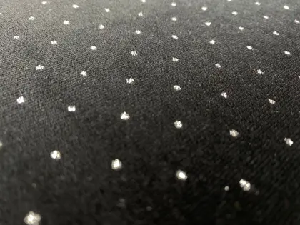 Kumaş · Yerli · Lez · Polyester · Kadife · Metalik Varak · Siyah · 150 Cm