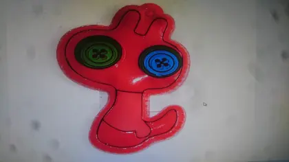 Red Accessory Brooch