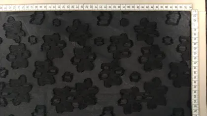 Şifon · Yerli · Lez · Polyester · Siyah · 145 Cm