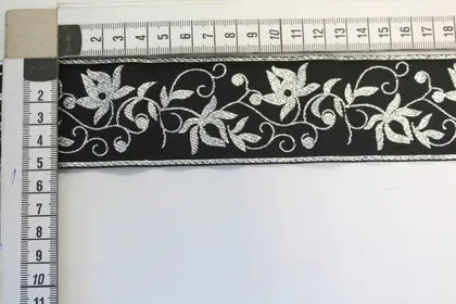 Silver Printed Ribbon