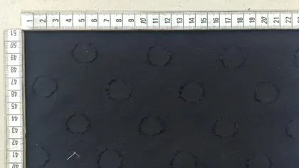 Black Woven Polyester Domestic Fabric
