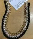 3278 Imported Colorful Beaded Polyester Collar