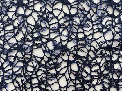 Navy Polyester Imported Mesh