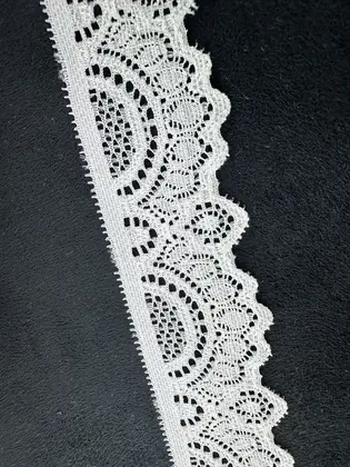 23362 Dantel · İthal · Bant · Naylon Likralı · Pfd · 3,5 Cm